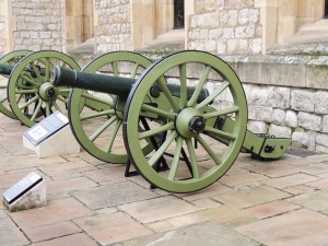 Bronze 6 pounders captured at Battle of Waterloo 1815