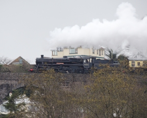 75014 crossing the Broadsands Viaduct