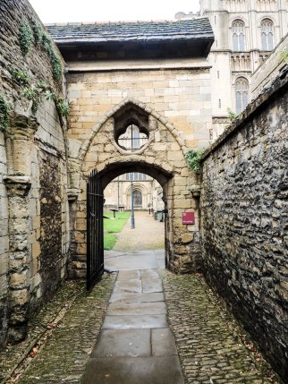 Entrance to the cloisters from the dormitory and refectory